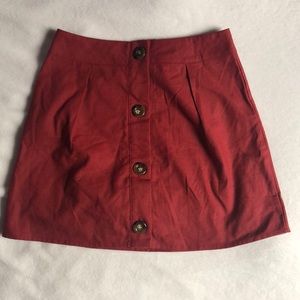 Pretty Little Thing button skirt